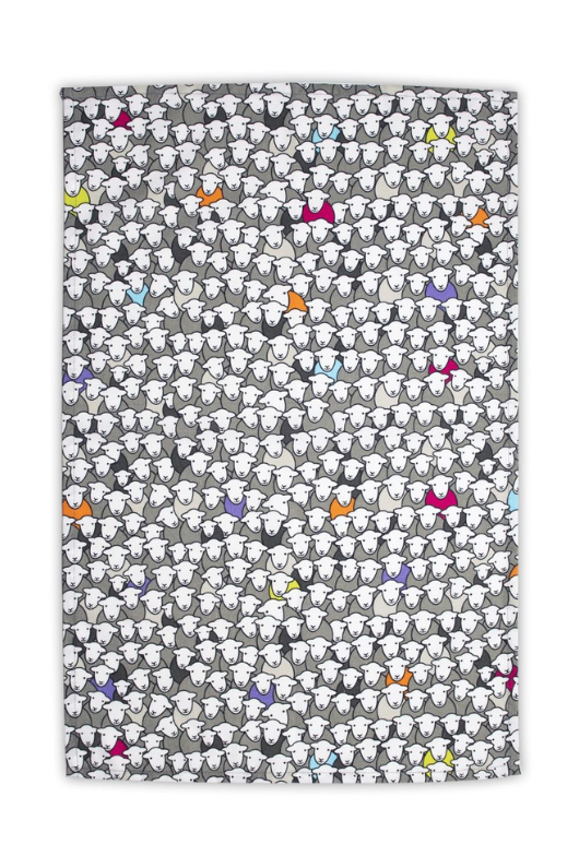 An image of the Herdy Tea Towel