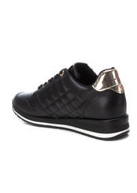 An image of the Xti Leather Side Zip Trainers