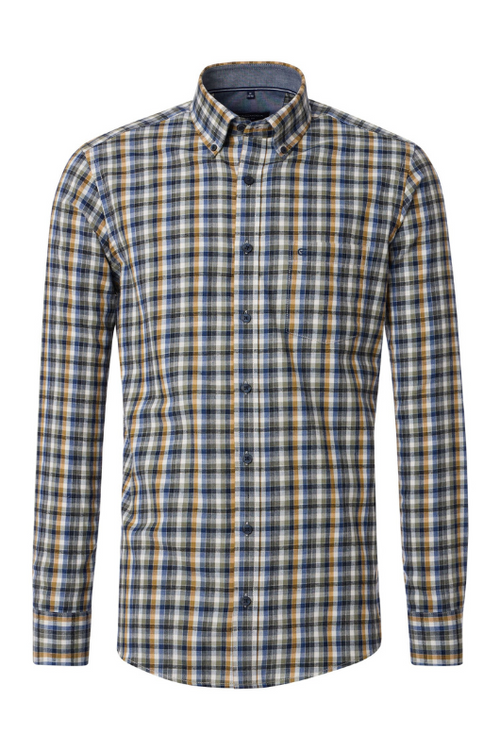An image of the Casa Moda Casual Fit Check Shirt