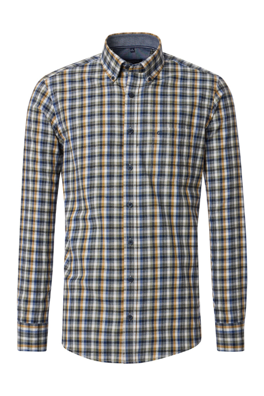 An image of the Casa Moda Casual Fit Check Shirt