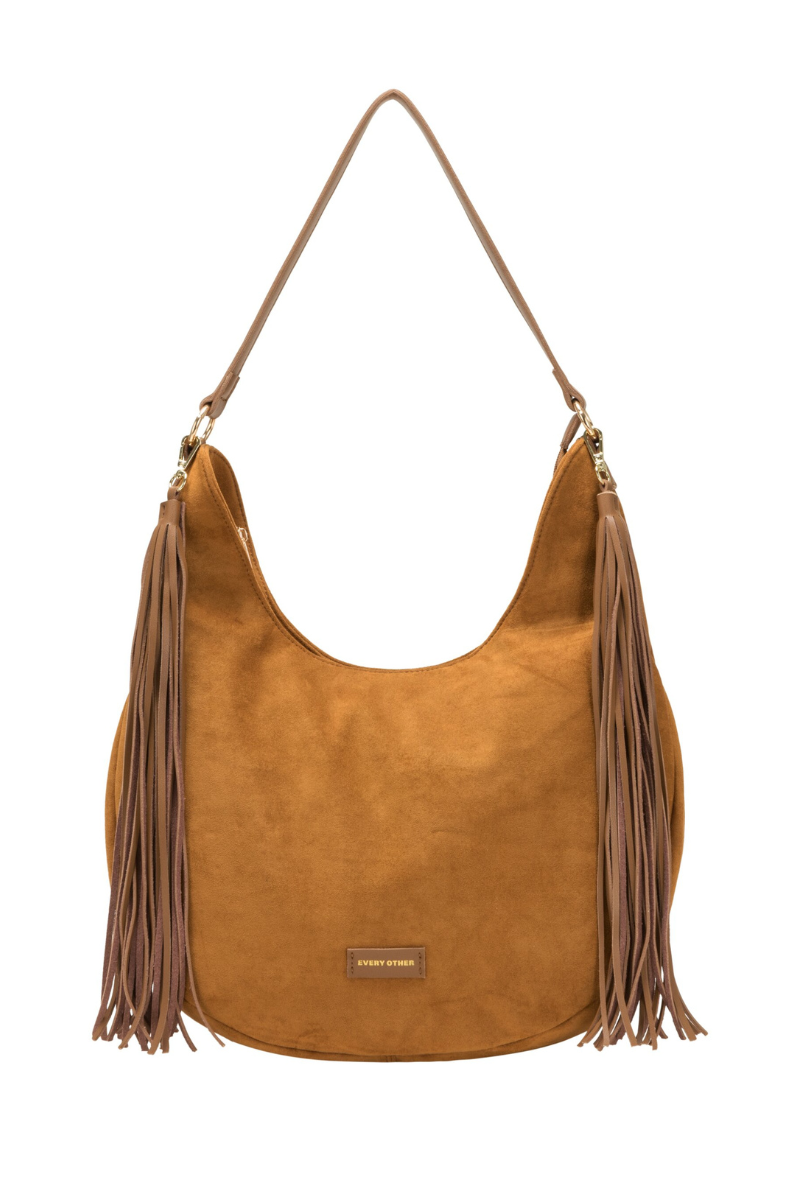 An image of the Every Other Large Scoop Top Tassle Bag
