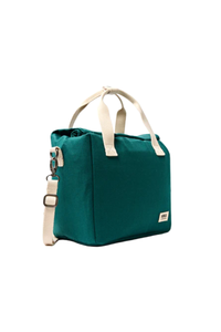 Hampstead Lunch Bag in Teal Cotton Canvas