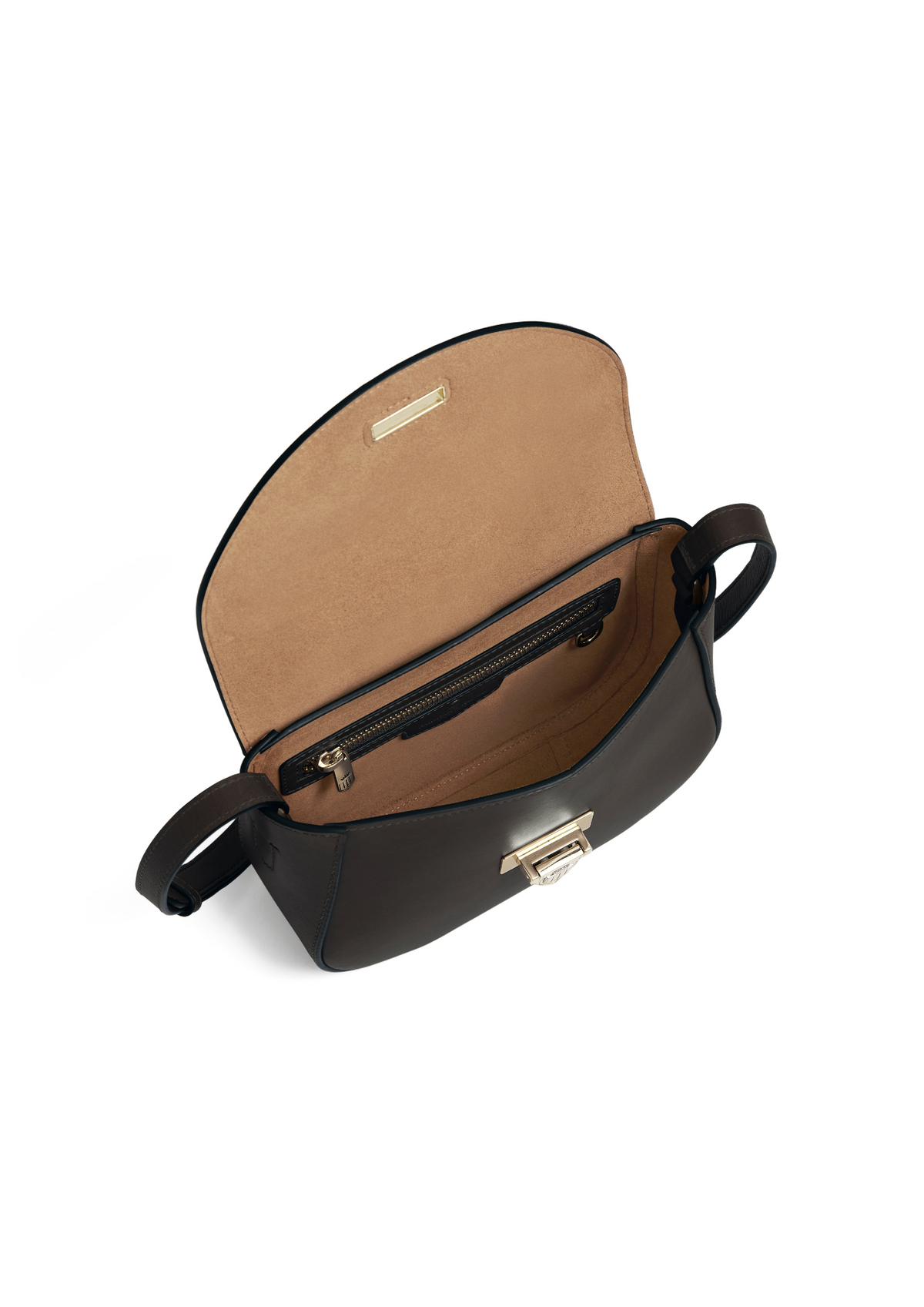 An image of the Fairfax & Favor Fairfax & Favor Blenheim Saddle Bag Mahogany Leather