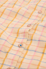 An image of the White Stuff Ellie Check Shirt in the colour Natural Multi.