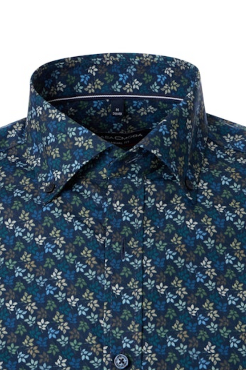 An image of the Casa Moda Casual Fit Print Shirt