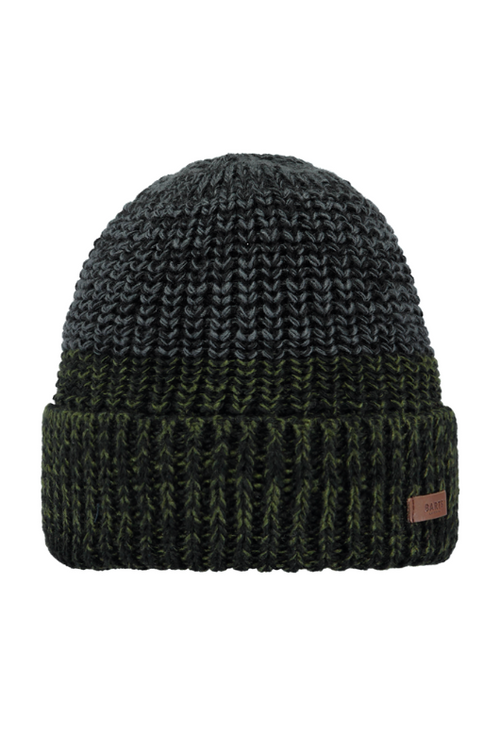 An image of the Barts Arctic Beanie in the colour Army.