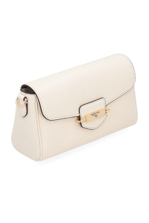 An image of the Michael Kors Fleur Small Crossbody Bag in the colour Light Cream.