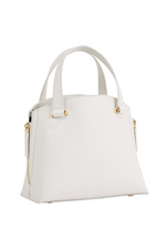 An image of the Tommy Hilfiger TH Modern Small Tote in the colour White.