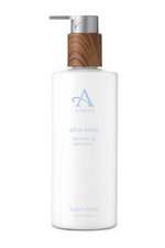 An image of the ARRAN Sense of Scotland Glen Iorsa Lavender & Spearmint 300ml Hand Cream.