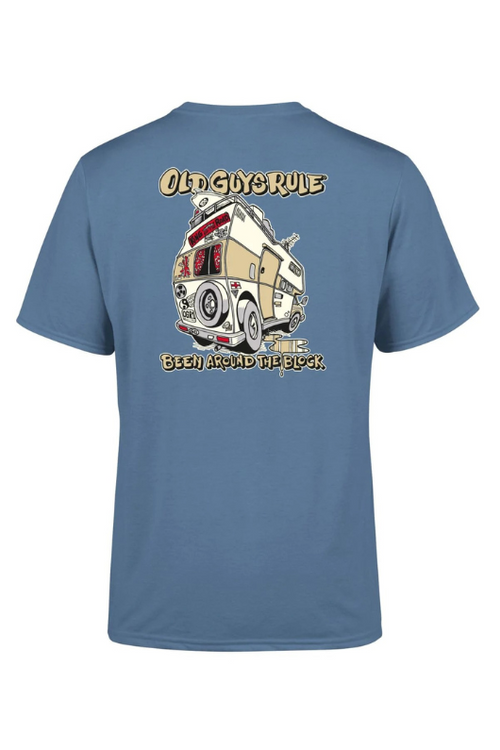 An image of the Old Guys Rule Been Around the Block III T-Shirt