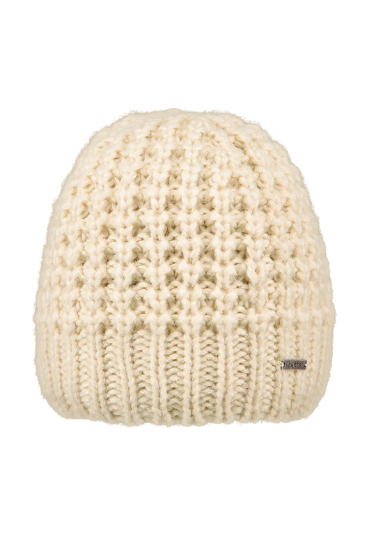 An image of the Barts Ammelie Beanie in the colour Cream.