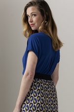 An image of the Bianca Francine Short Sleeve Round Neck Top