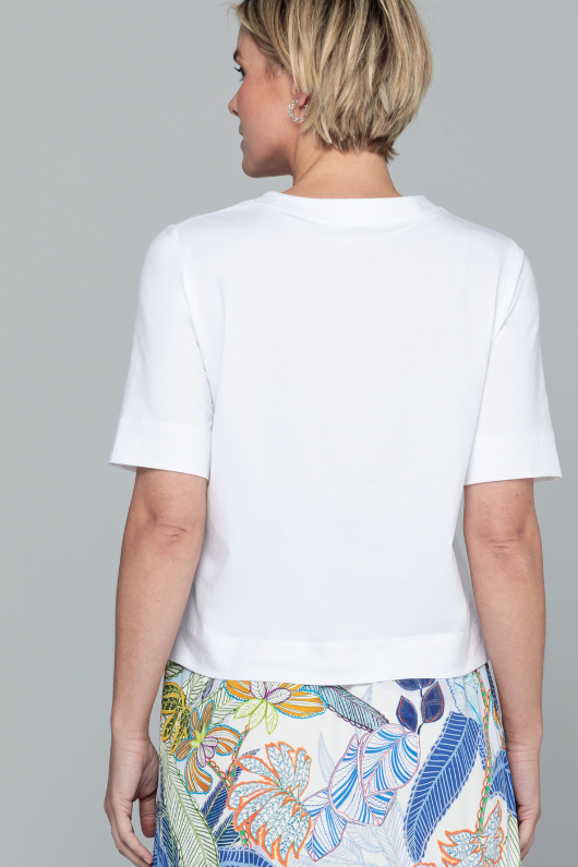 An image of the Bianca Dinia Top - Stud Detail