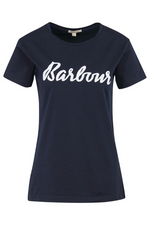 An image of the Barbour Otterburn T-Shirt in the colour Navy/White.