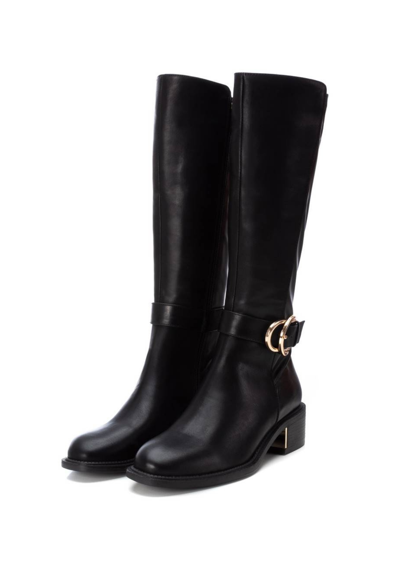 An image of the Xti Biker Heeled Boots