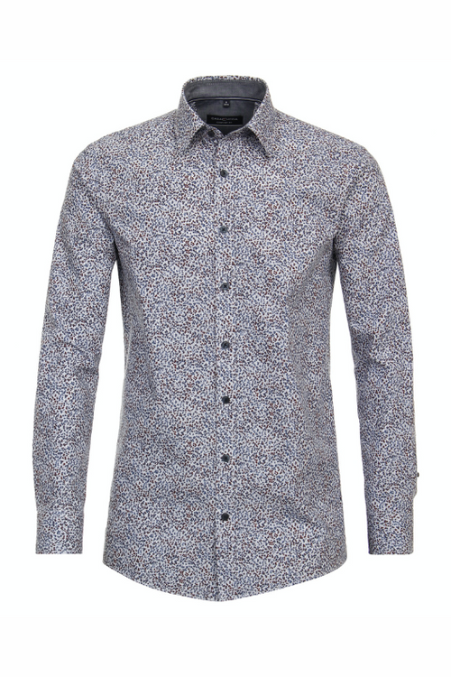 An image of the Casa Moda Long Sleeve Print Shirt
