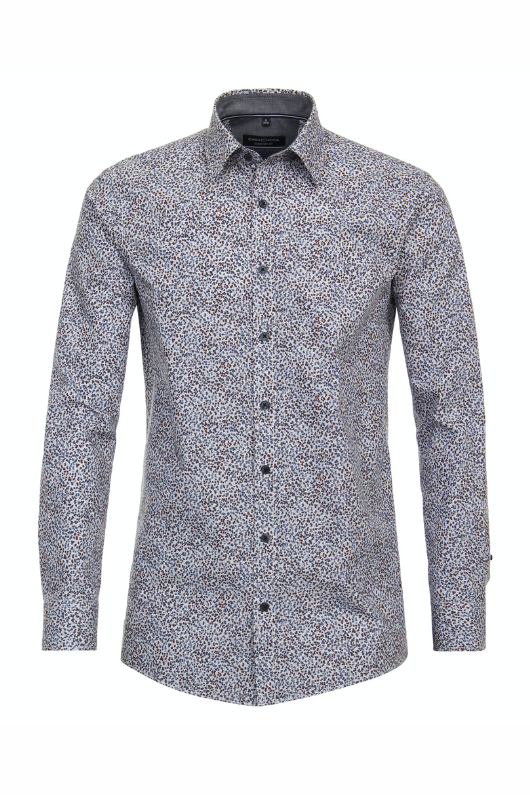 An image of the Casa Moda Long Sleeve Print Shirt