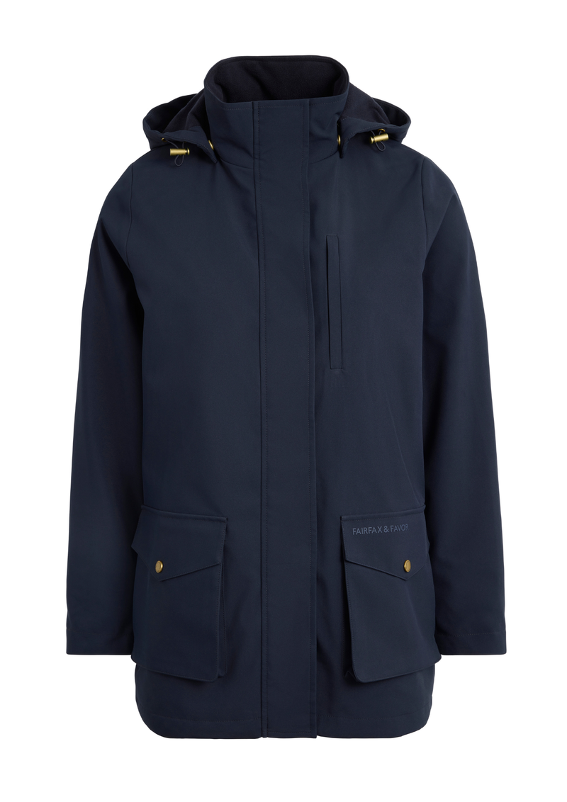 An image of the Fairfax & Favor Fairfax & Favor The Nancy Walking Jacket Navy