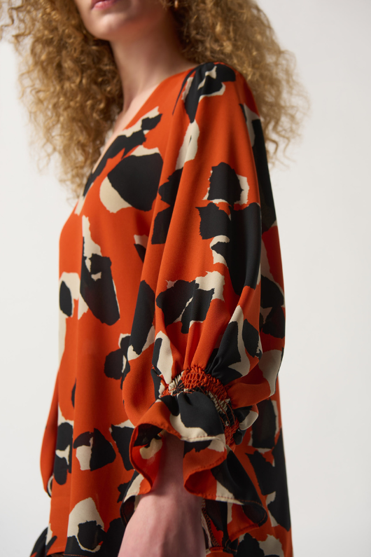 An image of the Joseph Ribkoff Pattern Blouse