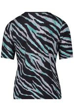 An image of the Betty Barclay Animal Print Short Sleeve T-Shirt