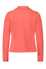 An image of the Betty Barclay Jersey Blazer Jacket in the colour Cayenne.