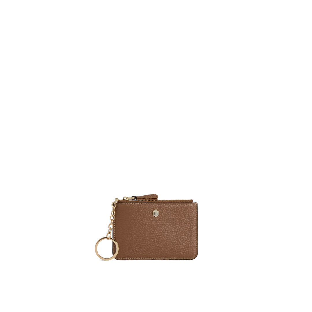 Fairfax & Favor Purse Key Ring Tan Leather