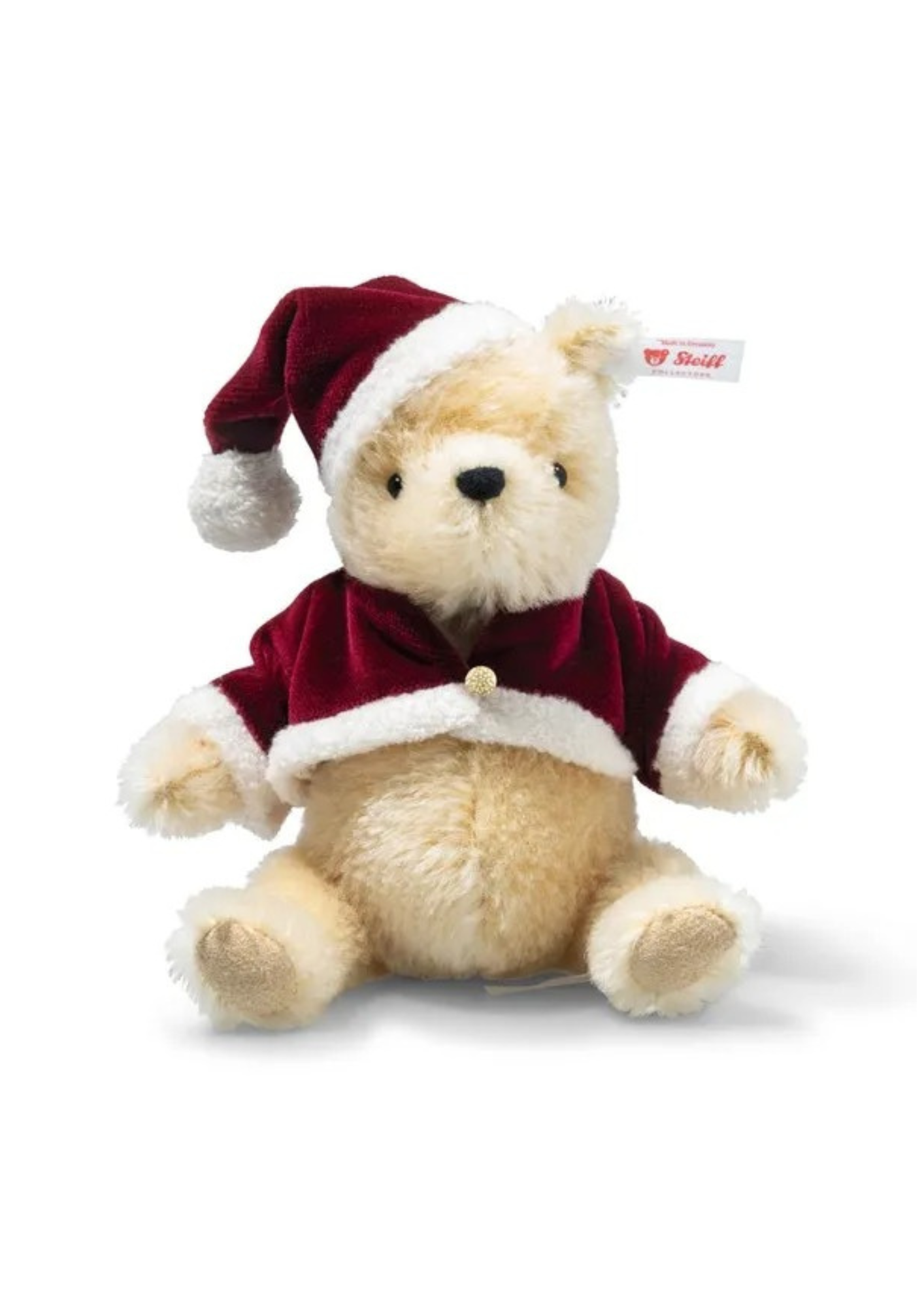 An image of the Steiff Winne the Pooh Christmas