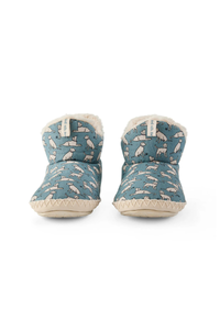 An image of the Bedroom Athletics Lily All Over Dog Print Slipper Boot