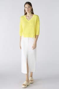 An image of the Oui 3/4 Sleeve Jumper