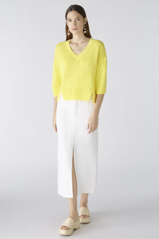 An image of the Oui 3/4 Sleeve Jumper
