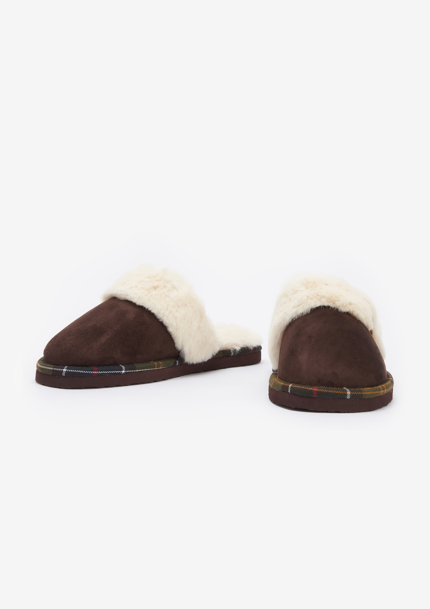 An image of the Barbour Claudia Tartan Mule Slipper