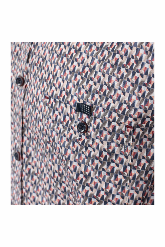 An image of the Casa Moda Long Sleeve Print Shirt