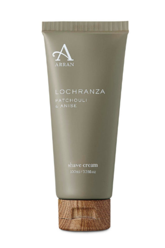 An image of the ARRAN Sense of Scotland Lochranza Men's 100ml Shave Cream.