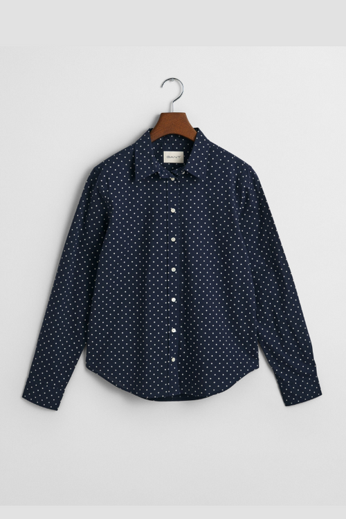 An image of the Gant Dot Print Cotton Voile Shirt