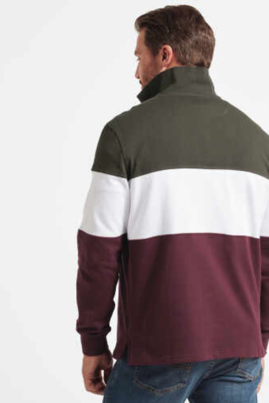 An image of the Brodie Countryfare Exeter Heritage 1/4 Zip