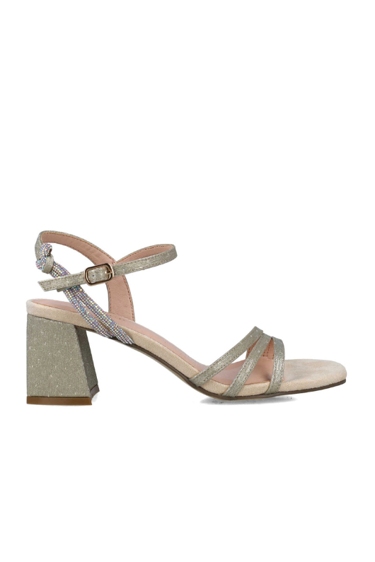 An image of the Menbur Sparkly Mid Heel Slingback