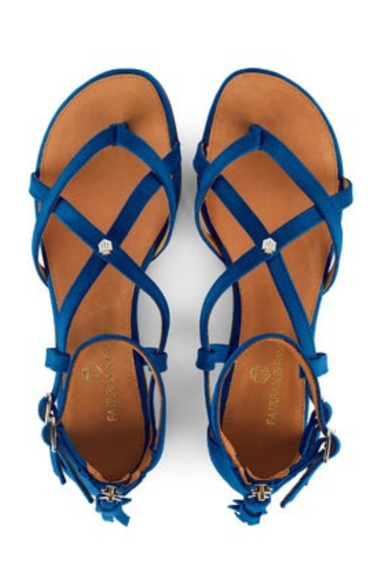 An image of the Fairfax & Favor Fairfax & Favor Brancaster Sandal Suede