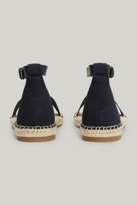 An image of the Tommy Hilfiger Hilfiger Monotype Webbing Strap Espadrille Sandals