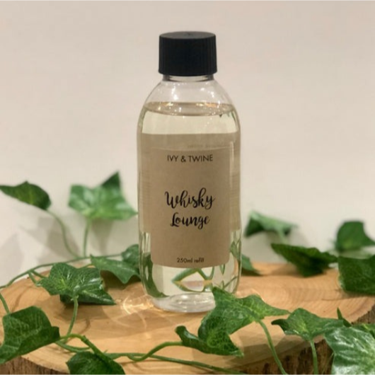 An image of the Ivy & Twine Whisky Lounge Diffuser Refill 250ml