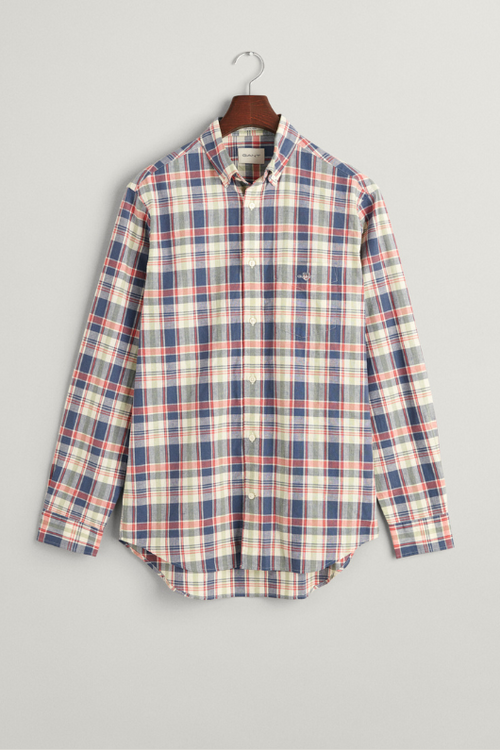 An image of the Gant Cotton Linen Check Shirt