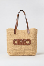 An image of the Michael Kors Eliza XL Crochet Tote Bag