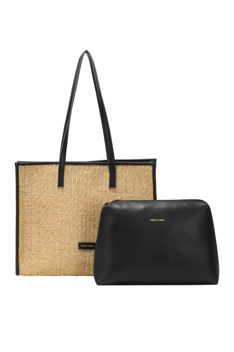 An image of the Every Other Straw Box Tote Bag