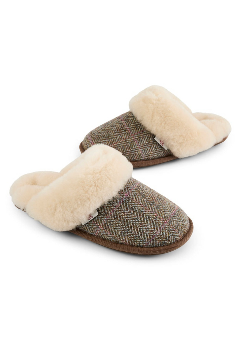 An image of the Bedroom Athletics Kate Harris Tweed Mules