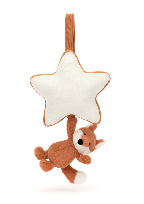 An image of the Jellycat Jellycat Bashful Fox Cub Musical Pull