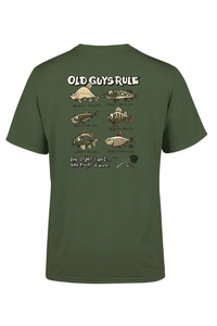 An image of the Old Guys Rule Bigger Fish II T-Shirt
