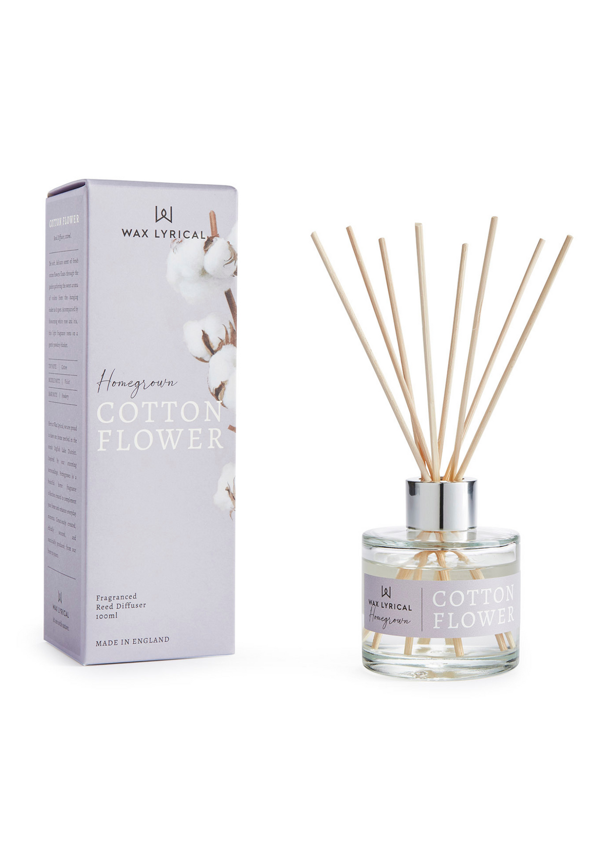 An image of the Wax Lyrical Home Grown Reed Diffuser 100ml