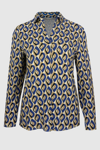 An image of the Bianca Anea Long Sleeve Collar Blouse