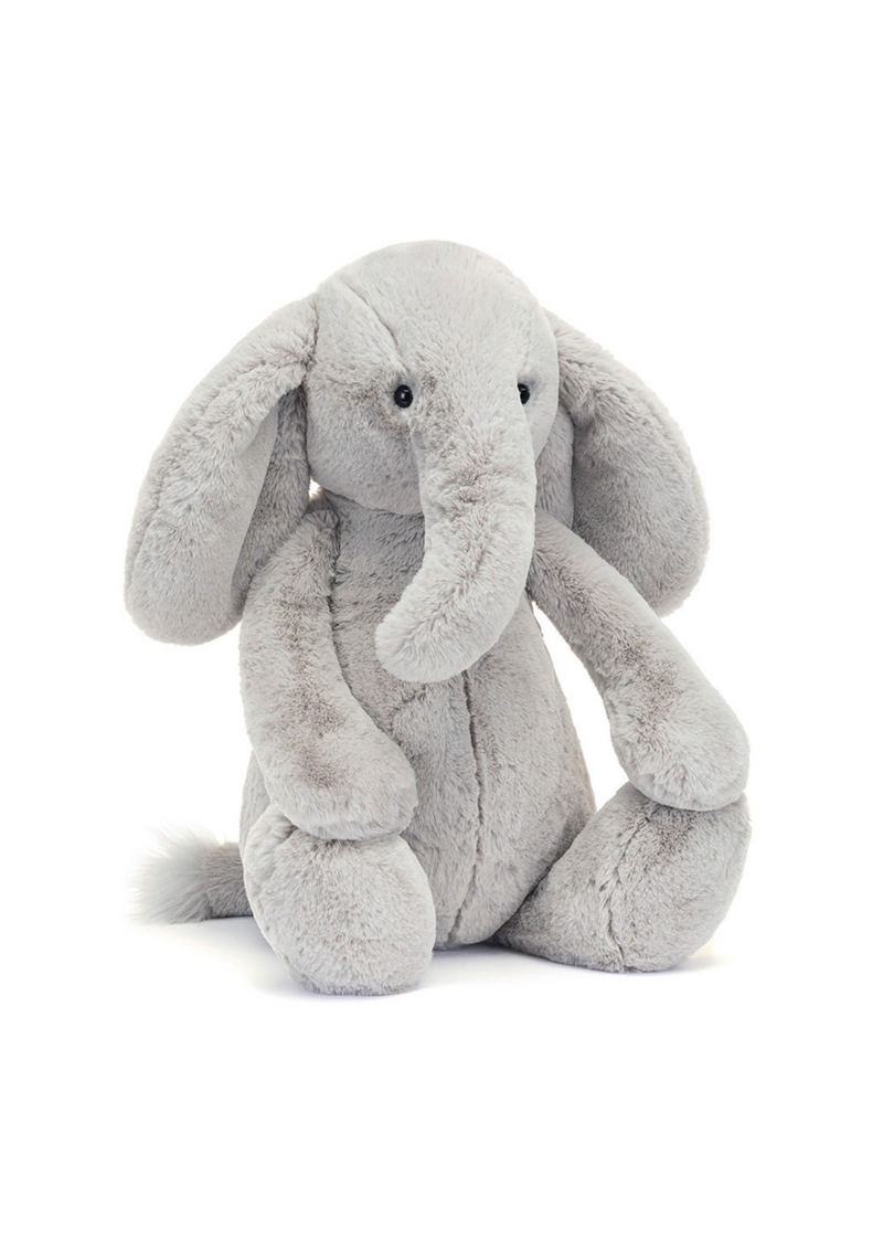 An image of the Jellycat Jellycat Bashful Luxe Elephant Thuddeus