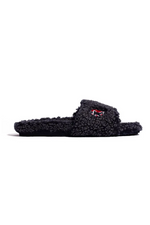 An image of the Bedroom Athletics Efron Slipper in Washed Peacoat Navy.
