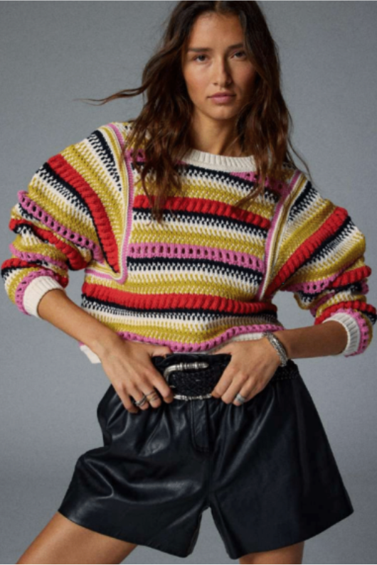 An image of the BA&SH Romy Cardigan